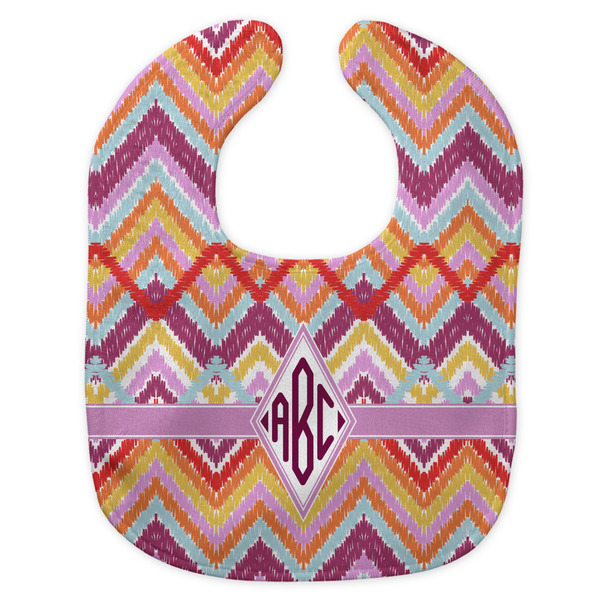 Ikat Chevron New Bib Flat Approval