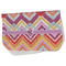 Ikat Chevron Burp Cloth - Fleece w/ Monogram
