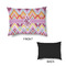 Ikat Chevron Outdoor Dog Beds - Small - APPROVAL