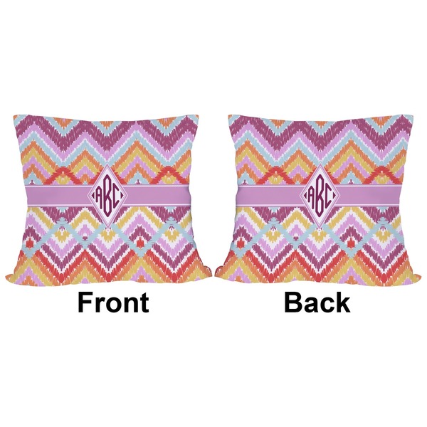 Ikat Chevron Outdoor Pillow - 20x20