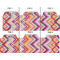 Ikat Chevron Page Dividers - Set of 6 - Approval