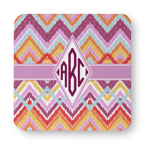 Ikat Chevron Paper Coasters - Approval