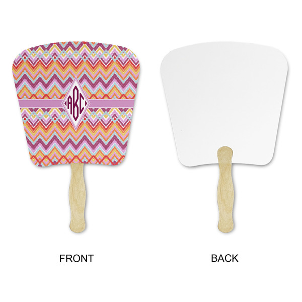 Ikat Chevron Paper Fans - Approval