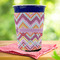 Ikat Chevron Party Cup Sleeves - with bottom - Lifestyle