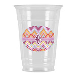 Ikat Chevron Party Cups - 16oz (Personalized)