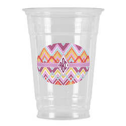 Ikat Chevron Party Cups - 16oz (Personalized)
