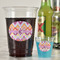 Ikat Chevron Party Cups - 16oz - In Context