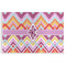 Ikat Chevron Disposable Paper Placemats (Personalized)