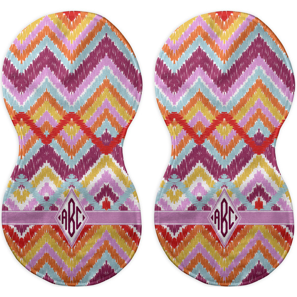 Ikat Chevron Peanut Shaped Burps - Approval