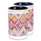 Ikat Chevron Ceramic Pencil Holder - Large