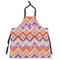 Ikat Chevron Apron Without Pockets w/ Monogram