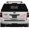 Ikat Chevron Personalized Car Magnets on Ford Explorer