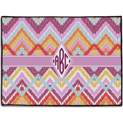 Ikat Chevron Door Mat (Personalized)