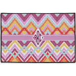 Ikat Chevron Door Mat - 36"x24" (Personalized)