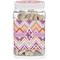 Ikat Chevron Dog Treat Jar (Personalized)