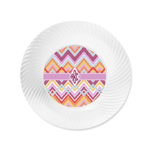 Ikat Chevron Plastic Party Appetizer & Dessert Plates - Approval