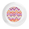 Ikat Chevron Plastic Party Dinner Plates - Approval