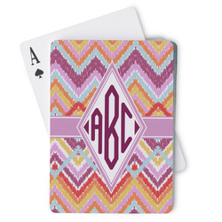Ikat Chevron Playing Cards (Personalized)