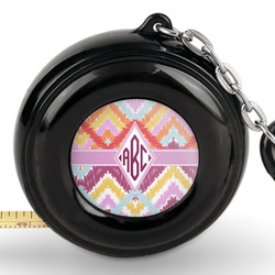 Ikat Chevron Pocket Tape Measure - 6 Ft w/ Carabiner Clip (Personalized)
