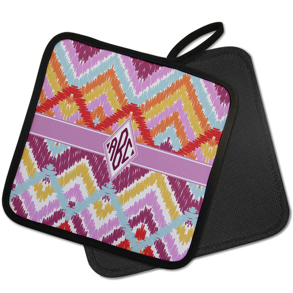 Ikat Chevron Pot Holders - PARENT MAIN