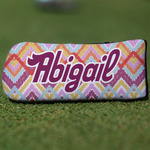 Ikat Chevron Blade Putter Cover (Personalized)