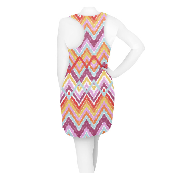 Ikat Chevron Racerback Dress - On Model - Back