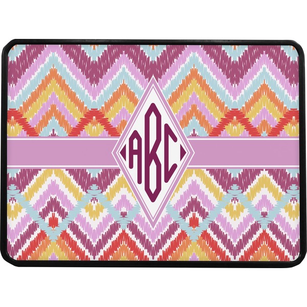 Ikat Chevron Rectangular Car Hitch Cover w/ FRP Insert (Select Size)