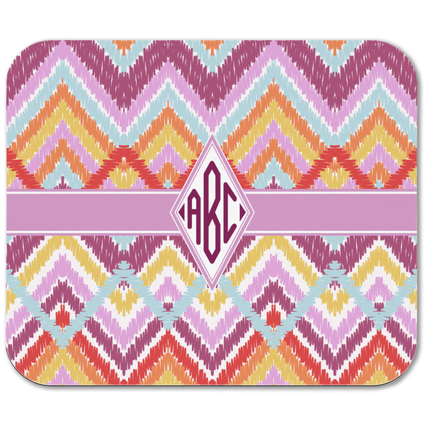 Ikat Chevron Rectangular Mouse Pad - APPROVAL