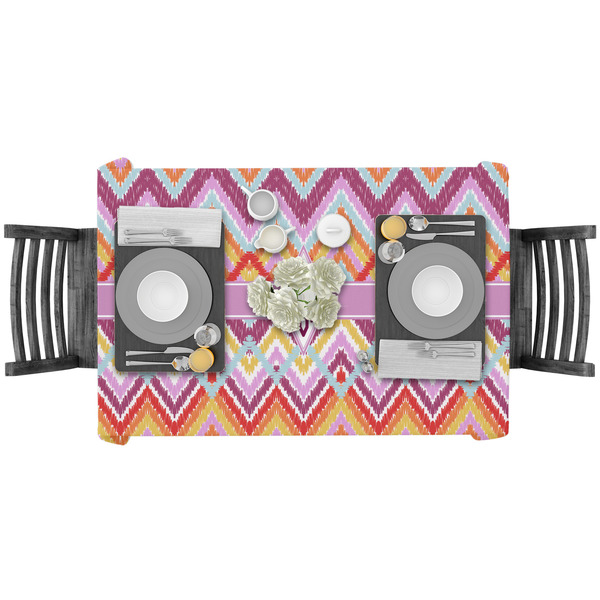 Ikat Chevron Rectangular Tablecloths - LIFESTYLE
