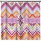 Ikat Chevron Shower Curtain (Personalized)