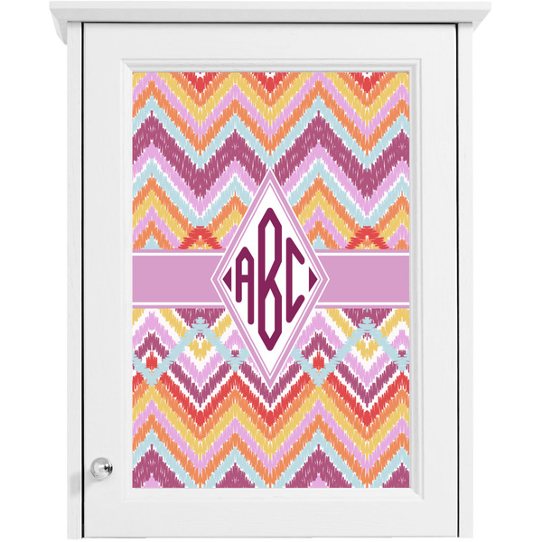 Ikat Chevron Single Cabinet Decal