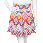 Ikat Chevron Skater Skirt - X Large