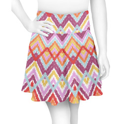 Ikat Chevron Skater Skirt - X Small