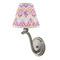 Ikat Chevron Small Chandelier Lamp - LIFESTYLE (on wall lamp)