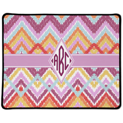 Ikat Chevron Large Gaming Mouse Pad - 12.5" x 10" (Personalized)