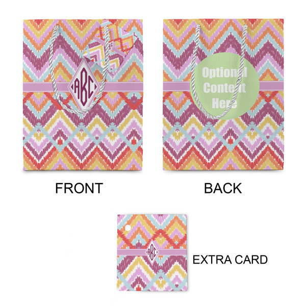 Ikat Chevron Small Gift Bag - Approval