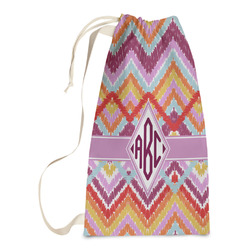 Ikat Chevron Laundry Bags - Small (Personalized)