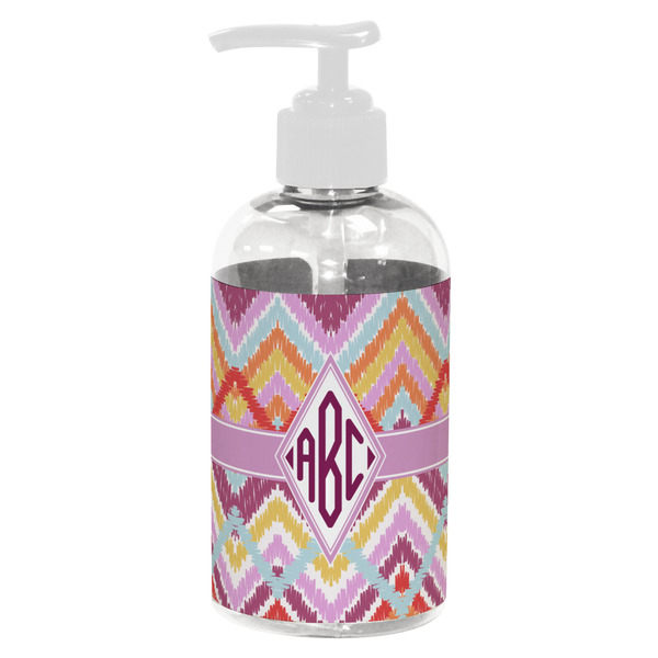Ikat Chevron Small Liquid Dispenser (8 oz) - White