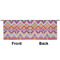Ikat Chevron Small Zipper Pouch Approval (Front and Back)
