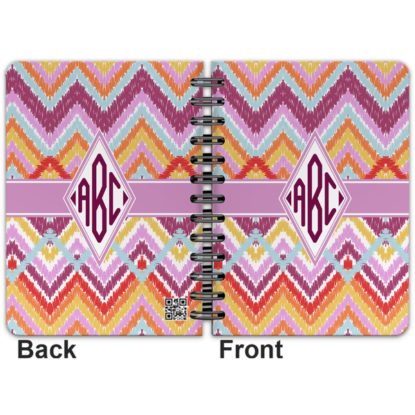 Ikat Chevron Spiral Journal 5 x 7 - Apvl