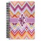 Ikat Chevron Spiral Journal Large - Front View