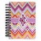 Ikat Chevron Spiral Journal Small - Front View