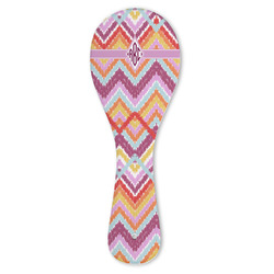 Ikat Chevron Ceramic Spoon Rest (Personalized)