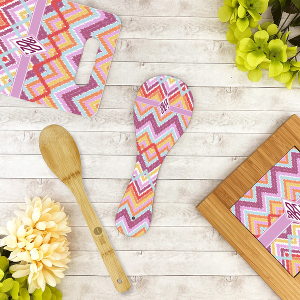 Ikat Chevron Spoon Rest Trivet - LIFESTYLE