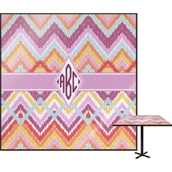 Ikat Chevron Square Table Top (Personalized)
