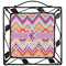 Ikat Chevron Square Trivet (Personalized)