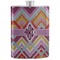 Ikat Chevron Stainless Steel Flask (Personalized)