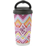 Ikat Chevron Stainless Steel Coffee Tumbler (Personalized)