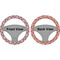 Ikat Chevron Steering Wheel Cover- Front and Back