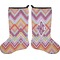 Ikat Chevron Stocking - Double-Sided - Approval